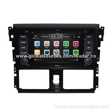 In-dash DVD Player for Toyota Vios 2013, w/Wi-Fi, 3G, 1080p Video Play,Supports iPhone 5s,CPU800M,7"New